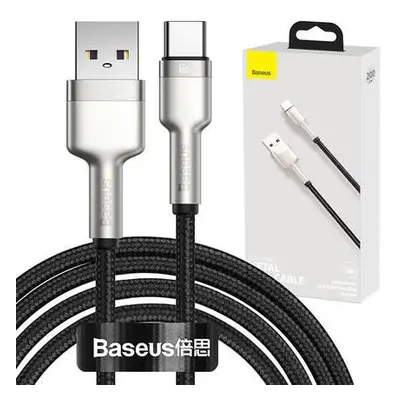 Baseus CAKF000201 USB na typ C 66W, 2m, černý