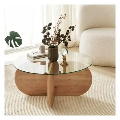 Hanah Home Coffee Table Bubble - Sapphire Oak