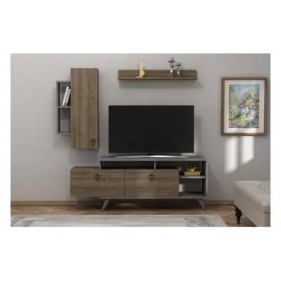 Hanah Home TV Unit MC607246 WalnutAnthracite