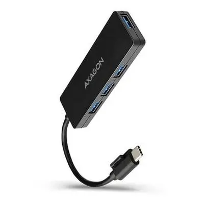 AXAGON SLIM hub USB-C / HUE-G1C / USB 3.2 Gen1 / 4x USB-A / 0,14m, HUE-G1C