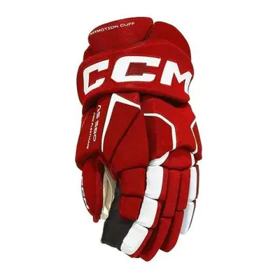 CCM Rukavice Tacks AS-580 SR, Senior, 15", červená-bílá, Bílá-Červená