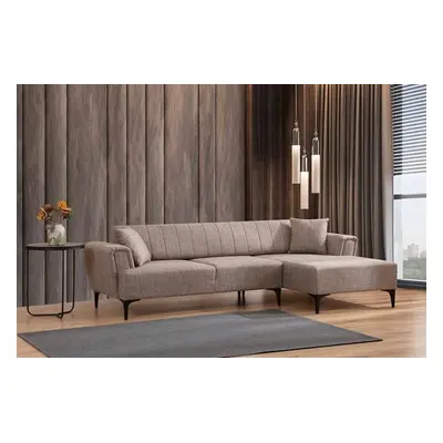 Atelier del Sofa Corner Sofa-Bed Hamlet Right - Light Brown