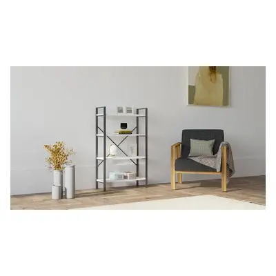 Hanah Home Bookshelf Mina - White WhiteBlack