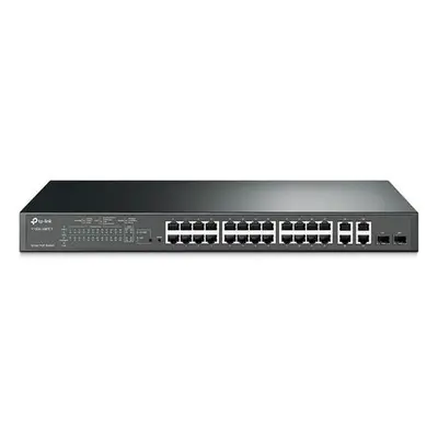 TP-Link TL-SL2428P - Smart Switch PoE+ s 24 porty 10/100 Mbit/s a 4 gigabitovými porty, TL-SL242