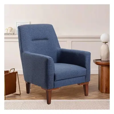 Atelier del Sofa Wing Chair Liones 27 - Dark Blue