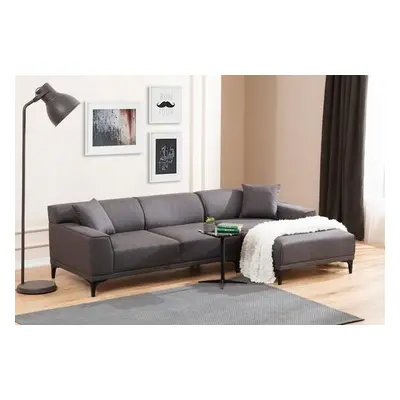 Atelier del Sofa Corner Sofa Petra R Corner - Anthracite