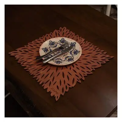 Hermia Table Mat Set (4 Pieces) Pointy - Rose