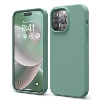 ELAGO silikonový kryt pro iPhone 14 Pro Max půlnočně zelený