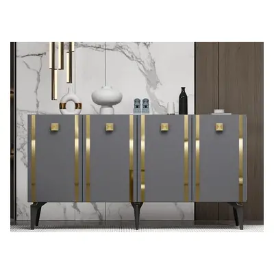 Hanah Home Console Doruk - Anthracite, Gold AnthraciteGold