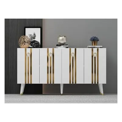 Hanah Home Console Isil White / Gold