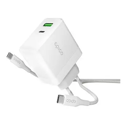 Epico 65W GaN Charger Bundle with 2m USB-C cable - bílá