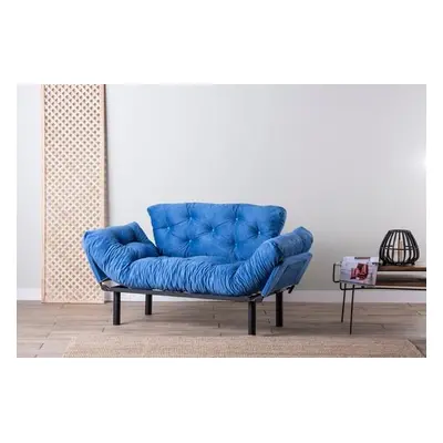 Atelier del Sofa 2-Seat Sofa-Bed Nitta - Blue