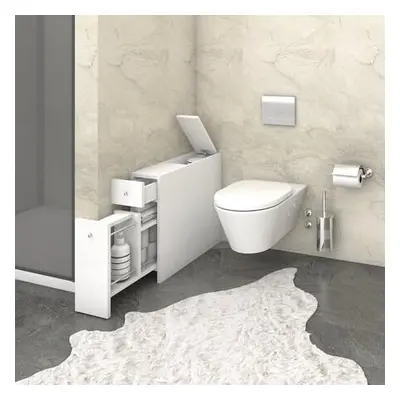 Hanah Home Bathroom Cabinet Smart - White