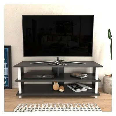 Hanah Home TV Stand Pueblo - White, Anthracite WhiteAnthracite