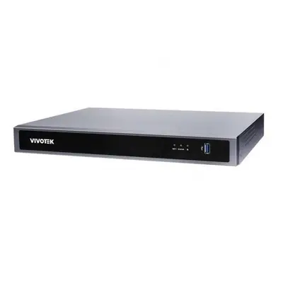 Vivotek NVR ND9326P, 8 PoE (max.120W) kanálů, propustnost IN/OUT max. 192Mbps/224Mbps, 2x HDD, H