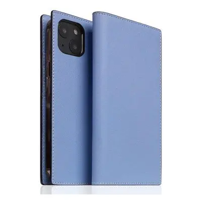 SLG Design puzdro D9 France Chevere Sully Leather Diary pre iPhone 14 Plus - Blue Vista