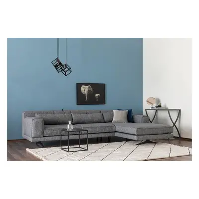 Atelier del Sofa Corner Sofa Jivago Corner Right (L2-Chl) - Grey