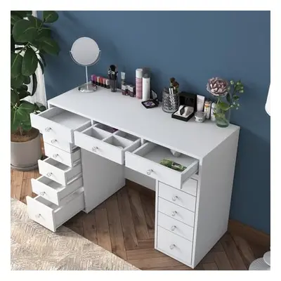 Hanah Home Make-Up Table BJ106 - 2881 White