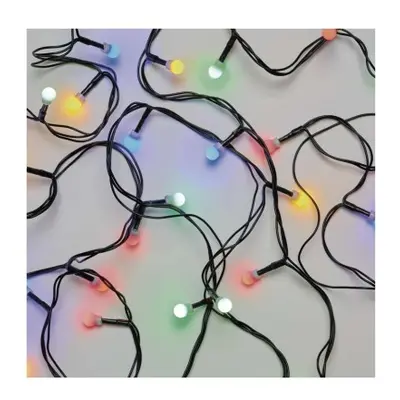 EMOS 300 LED cherry řetěz - kuličky, 30 m, venkovní i vnitřní, multicolor, časovač (D5AM04)