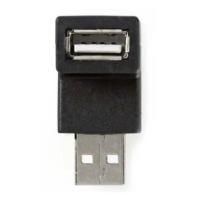 Nedis CCGB60930BK - USB 2.0 Adaptér | USB-A Zástrčka | USB-A Zásuvka | Černá barva