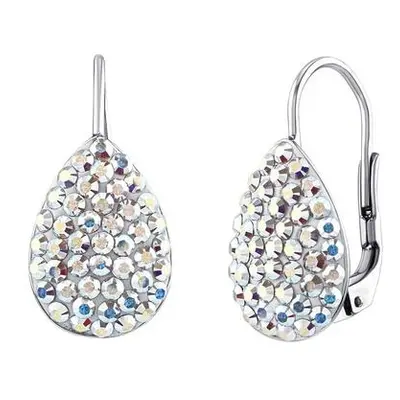 SILVEGO se Swarovski Crystals aurora borealisB36019-AB