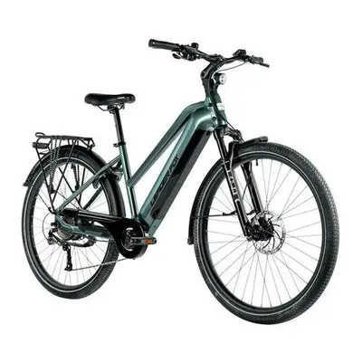 Leader Fox E-BIKE 28" SANDY LADY 16,5"-2, BLACK MATT/WHITE+GREY (REAR MOTOR), vel. 16,5"