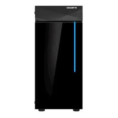 GIGABYTE C200 GLASS / ATX / průhledná bočnice / 2x USB 3.0 / černá, GB-C200G