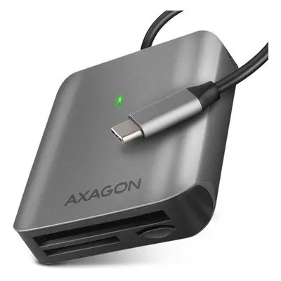 AXAGON externí čtečka paměťových karet microSD/SD/CF / CRE-S3C / USB-C 3.2 Gen 1 / UHS-II / hlin