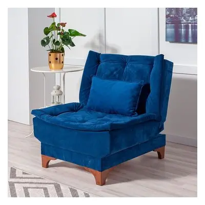 Atelier del Sofa Wing Chair Kelebek Berjer - Dark Blue