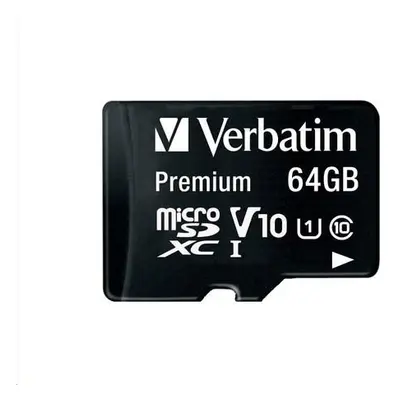 VERBATIM 44084 microSDXC 64GB cl10 adapt