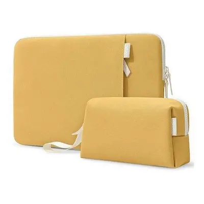 Tomtoc puzdro Lady Sleeve with Pouch pre Macbook Pro 14" 2021 - Cheese Yellow, A23D2Y1