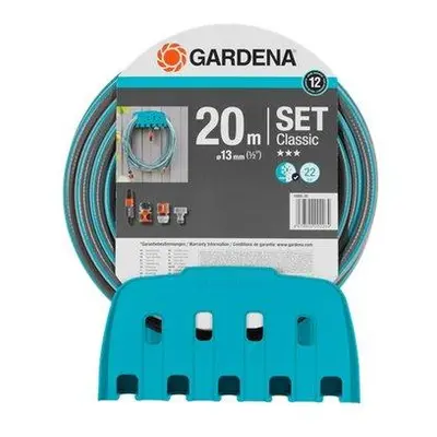 Gardena 18005-20 nástěnný držák na hadici s hadicí