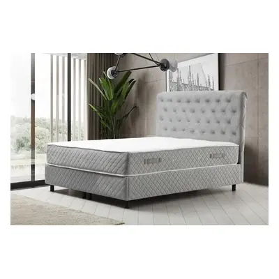 Hanah Home Double Mattress, Base & Headboard Sonata Set 160 x 200 v3 - Grey