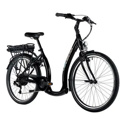 Leader Fox E-BIKE 26" HOLAND 17"-1, BLACK SHINY (rear motor), vel. 17"