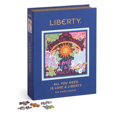 GALISON Čtvercové puzzle Liberty: Všechno, co potřebuješ, je láska a volnost 500 dílků