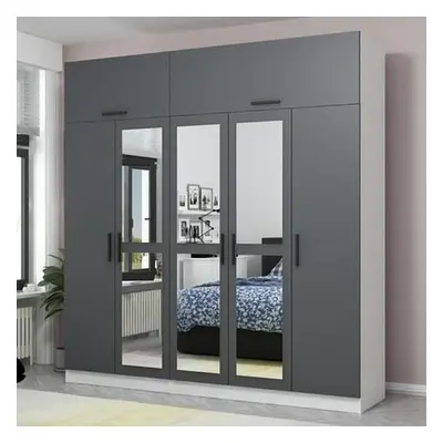 Hanah Home Wardrobe Kale - 5158 Anthracite