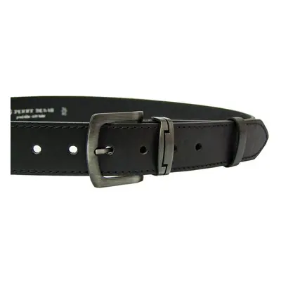 Penny Belts Pánský kožený opasek 9-1-60 black 100 cm