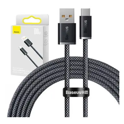 Kabel USB na USB-C Baseus řady Dynamic, 100 W, 2 m (černý)