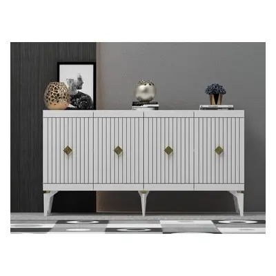 Hanah Home Console Midas - White, Gold WhiteGold