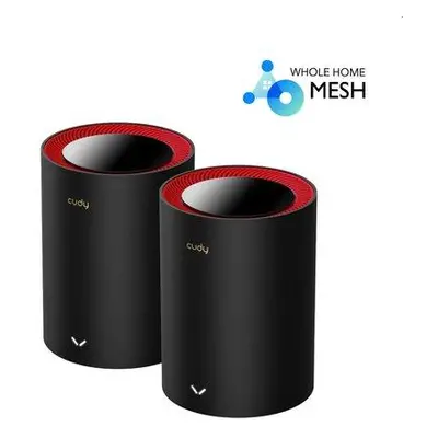 Cudy AX3000 Wi-Fi 6 Mesh Solution 2-Pack, Dual-Band, 2402+574Mbps, AX/AC/A/B/G/N, 1x2,5G + 1x1G 