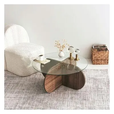 Hanah Home Coffee Table Bubble - Walnut