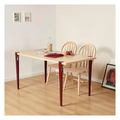 Hanah Home Dining Table Eurotas - WoodenBurgundy