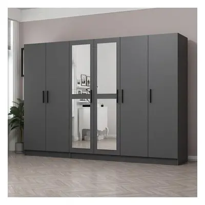 Hanah Home Wardrobe Kale - 5091 Anthracite