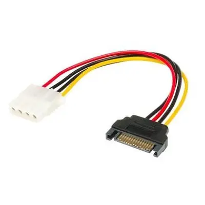 AKASA SATA redukce napájení na 4pin Molex, 15cm, 2ks v balení