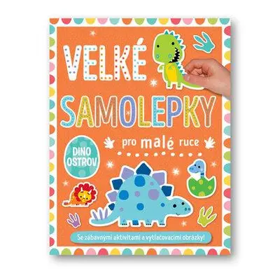 Velké samolepky pro malé ruce Dino ostrov