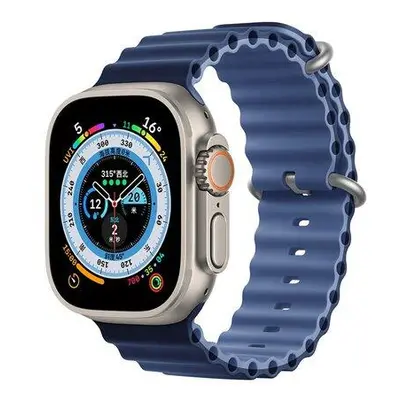 Devia remienok Deluxe Series Sport6 Silicone Two-tone Band 44/45/49mm - Light/Deep Blue