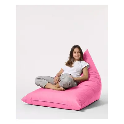 Atelier del Sofa Garden Bean Bag Pyramid Big Bed Pouf - Pink