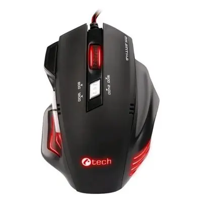 C-TECH Akantha/Herní/Optická/Drátová USB/Černá, GM-01R