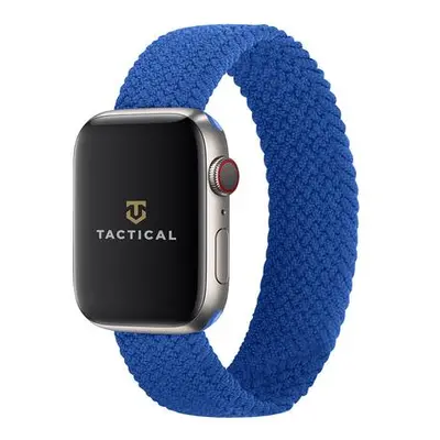 Tactical 750 Pletený Převlékací Řemínek pro iWatch 1/2/3/4/5/6/SE 38/40mm vel. L Blue