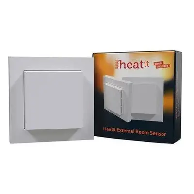 HEATIT Externí Teplotní Senzor Bílá RAL 9003